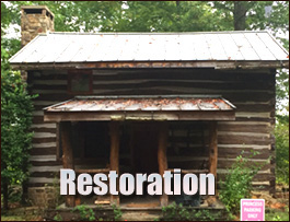Historic Log Cabin Restoration  Critz, Virginia